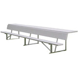 Player's Bench w/ Shelf, Aluminum or Color (Choose Length)