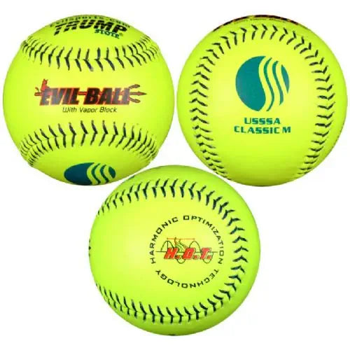 Trump® EVIL USSSA Classic M 40/325 12" Premium Leather Softballs (Dozen)