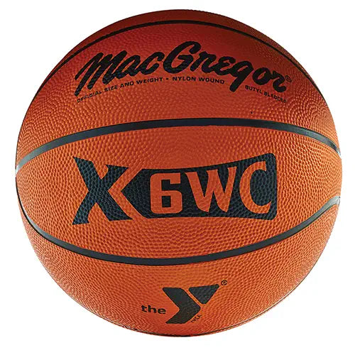 MacGregor YMCA Rubber Indoor/Outdoor Basketball (Official, Intermediate, Junior)