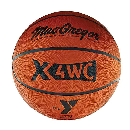 MacGregor YMCA Rubber Indoor/Outdoor Basketball (Official, Intermediate, Junior)