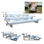 4-Row Low-Rise Aluminum Bleachers