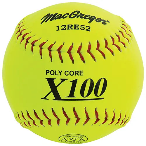 MacGregor X52RE USA Slow Pitch 12" Softballs - Composite (Dozen)