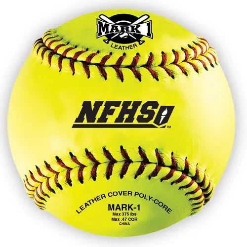 Mark 112" NFHS Softballs (Dozen)