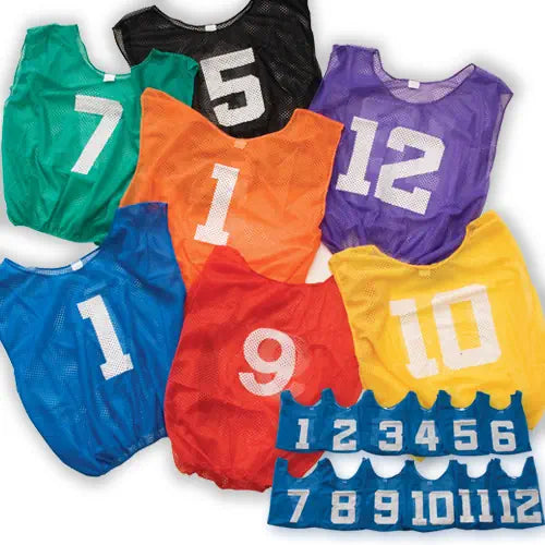 Lightweight Numbered Scrimmage Vest (Choose Your Color)