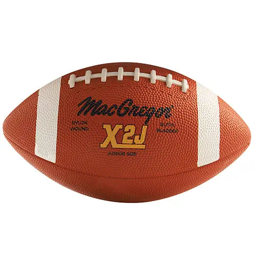 MacGregor Rubber Football w/ Molded Laces (Official, Youth, Junior)