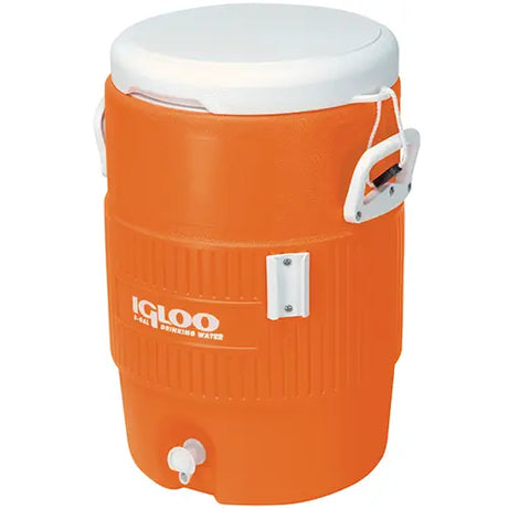 Igloo&#174; 5 Gallon Orange Cooler w/Seat Lid