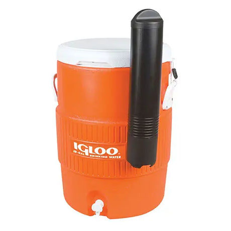 Igloo 10 Gal Orange Seat Top Cooler w/Cup Dispenser