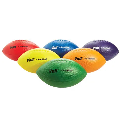 Coated Foam 9 3/4" Football Set of 6