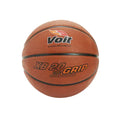 A brown Voit XB 20 The Grip indoor/outdoor basketball shown from a front-facing, centered angle.