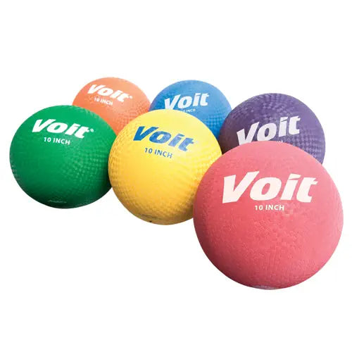 Voit Playground Balls, Set of 6 (6", 8.5", 10")