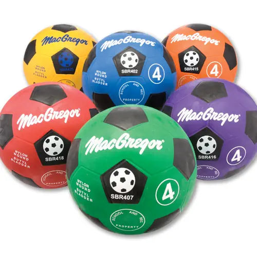 MacGregor&#174; Rubber Soccerballs Size 4Blue