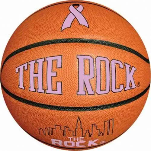 The Rock Pink Ribbon Game Basketball, C2C Composite (Official, Intermediate)