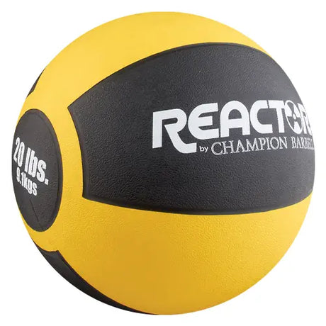 Reactor Rubber Medicine Ball (20 lb - Gold)