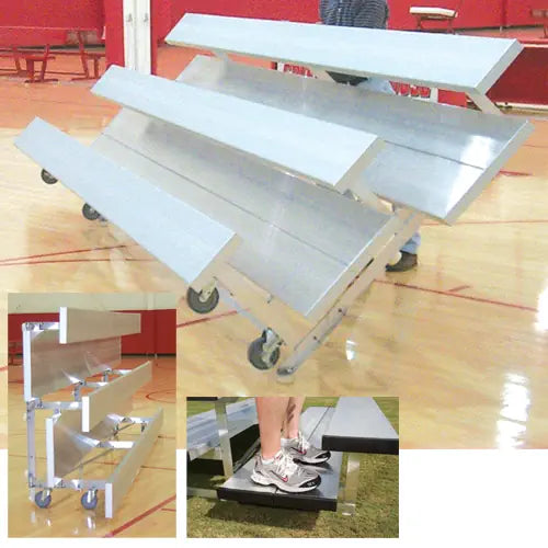 4 Row 21' Pref. Tip n' Roll Bleacher