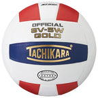Tachikara SV-5W Gold Leather Volleyball - view 2