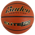 Basketball with Baden Perfection and Elite Pro branding on a white background