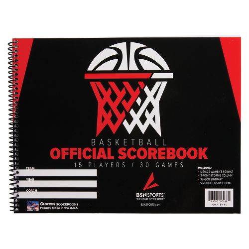 Basketball Scorebook, 30 games