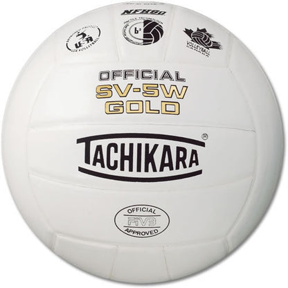 Tachikara® SV-5W Gold Leather Volleyball