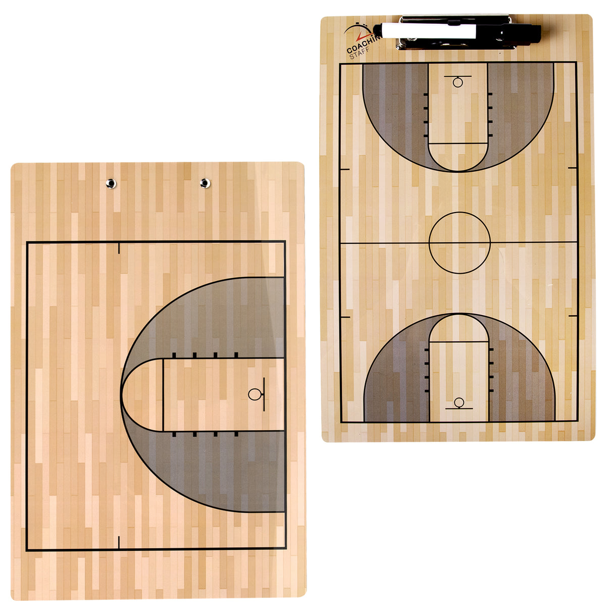 CoachingStaff Ultra-Thick Pro Basketball Coaching Clipboard w/Marker and Dual Clips