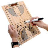 CoachingStaff Ultra-Thick Pro Basketball Coaching Clipboard w/Marker and Dual Clips