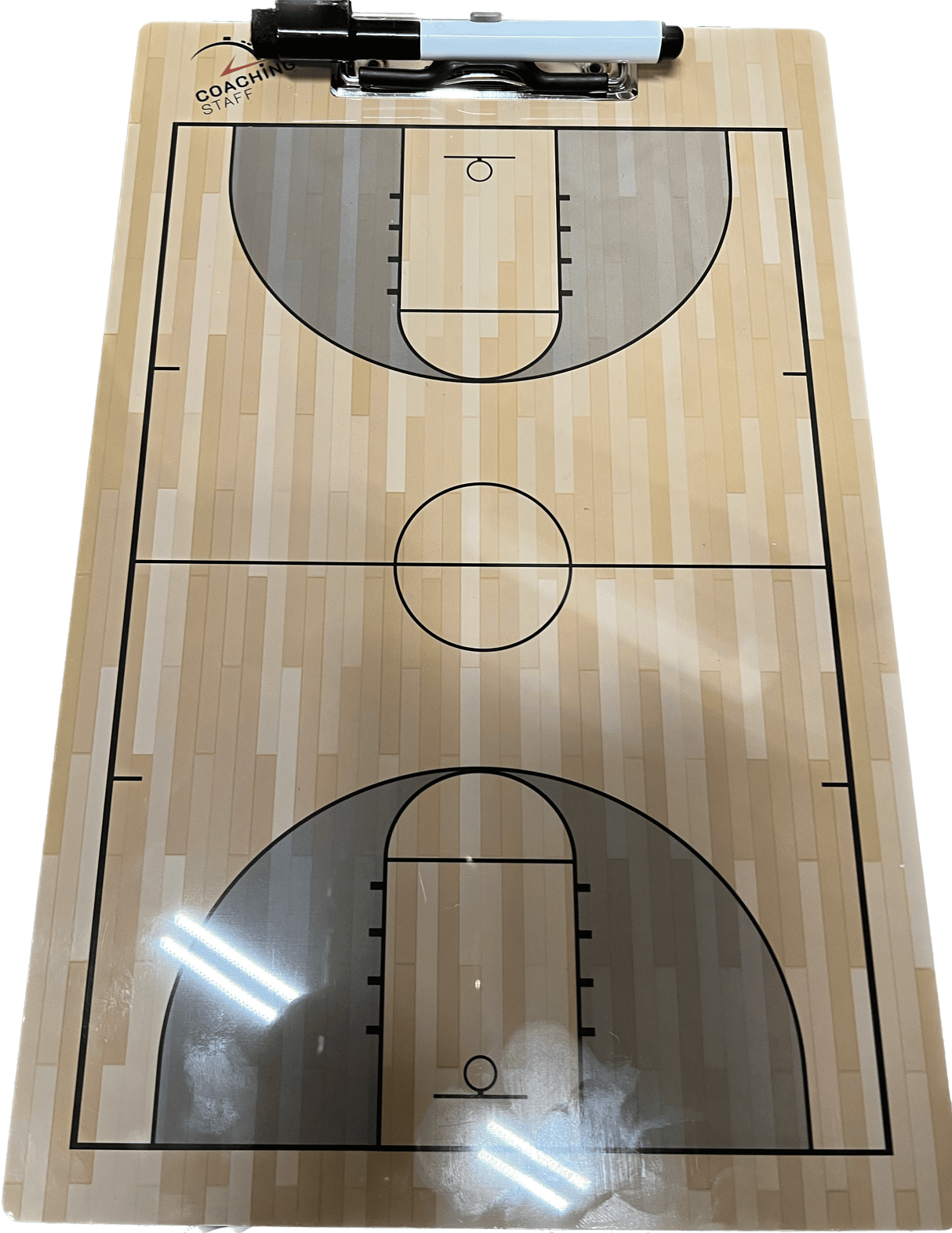 CoachingStaff Ultra-Thick Pro Basketball Coaching Clipboard w/Marker and Dual Clips