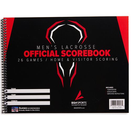 BSN SPORTS Men's Lacrosse Scorebook